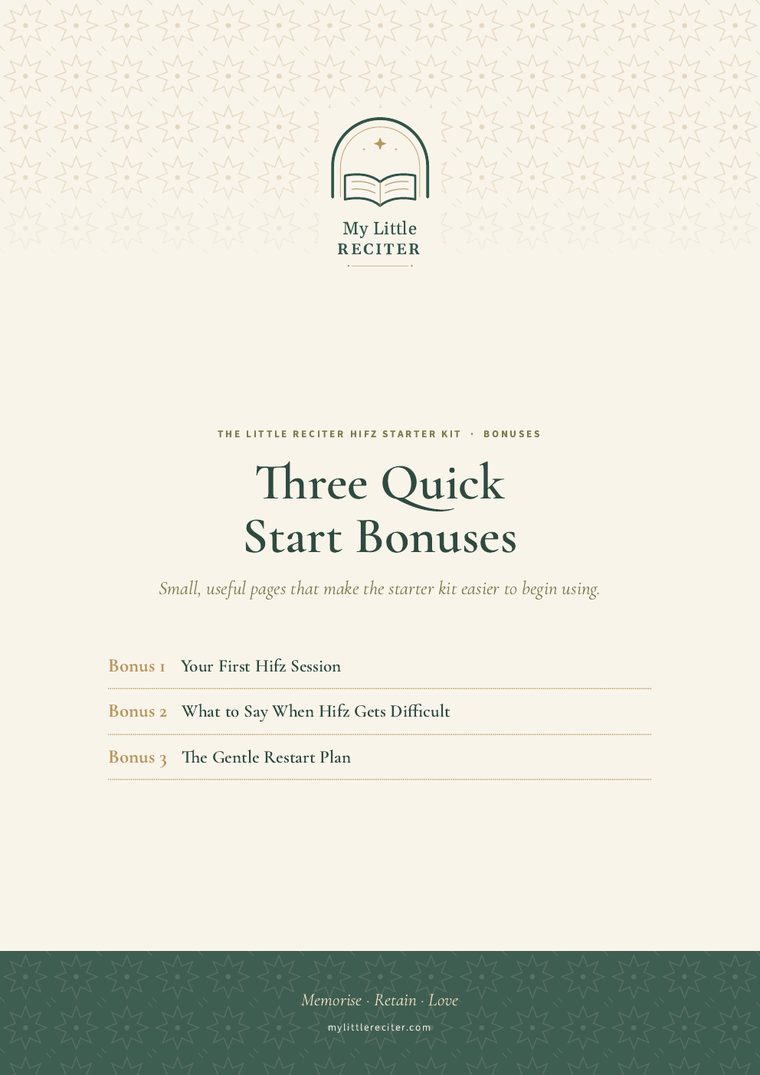 Cover of Three Quick Start Bonuses